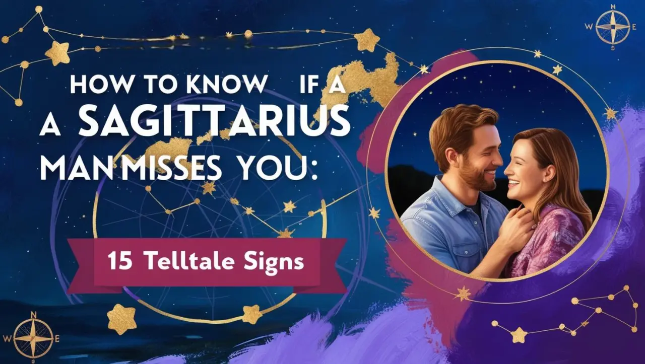 how to know if a sagittarius man misses you