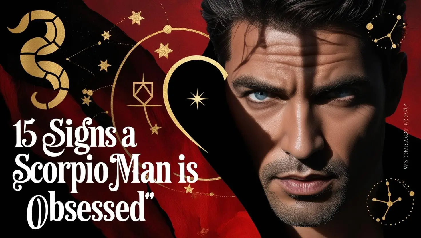 signs a scorpio man is obsessed with you